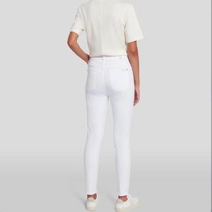 Seven for All Mankind Skinny White Jeans